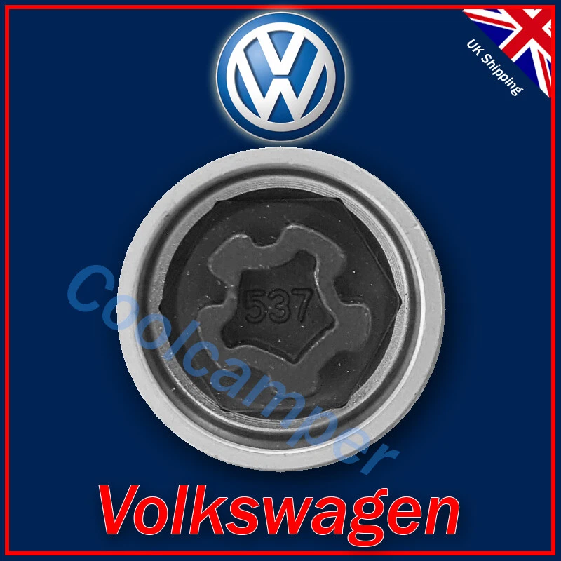Volkswagen Security Master llave de tuerca de rueda de bloqueo 537 T VW Golf Scirocco polo up Foto 2 de 4