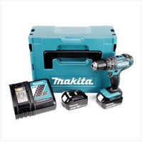 Makita Dhp 482 Rmj Schlagbohrschrauber 18V + Makpac + 2X 4,0 Ah Akku + Lader