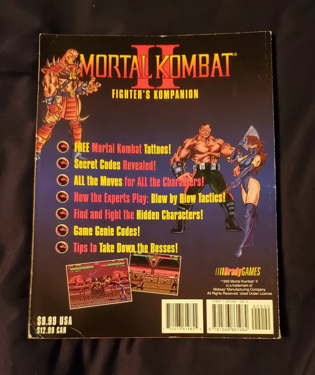 Mortal Kombat II: Fighters Kompanion (Brady Games)