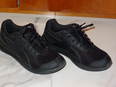 Puma Laufschuhe Sneaker Gr. 38 Schwarz mit Soft Foam für mehr Comfort