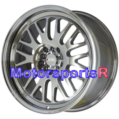 XXR 531 Wheels Platinum PVD Chrome Lip 17 17x8 Rims ET +35 5x114.3 