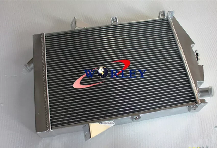 Radiador manual de aluminio núcleo 62 mm Fit Jaguar XK140 3,4 L L6 1955 1956 1957 Foto 3 de 4