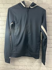 Asics Women  s Lani Jacket X-Small Blue With Hoodie New With Tags