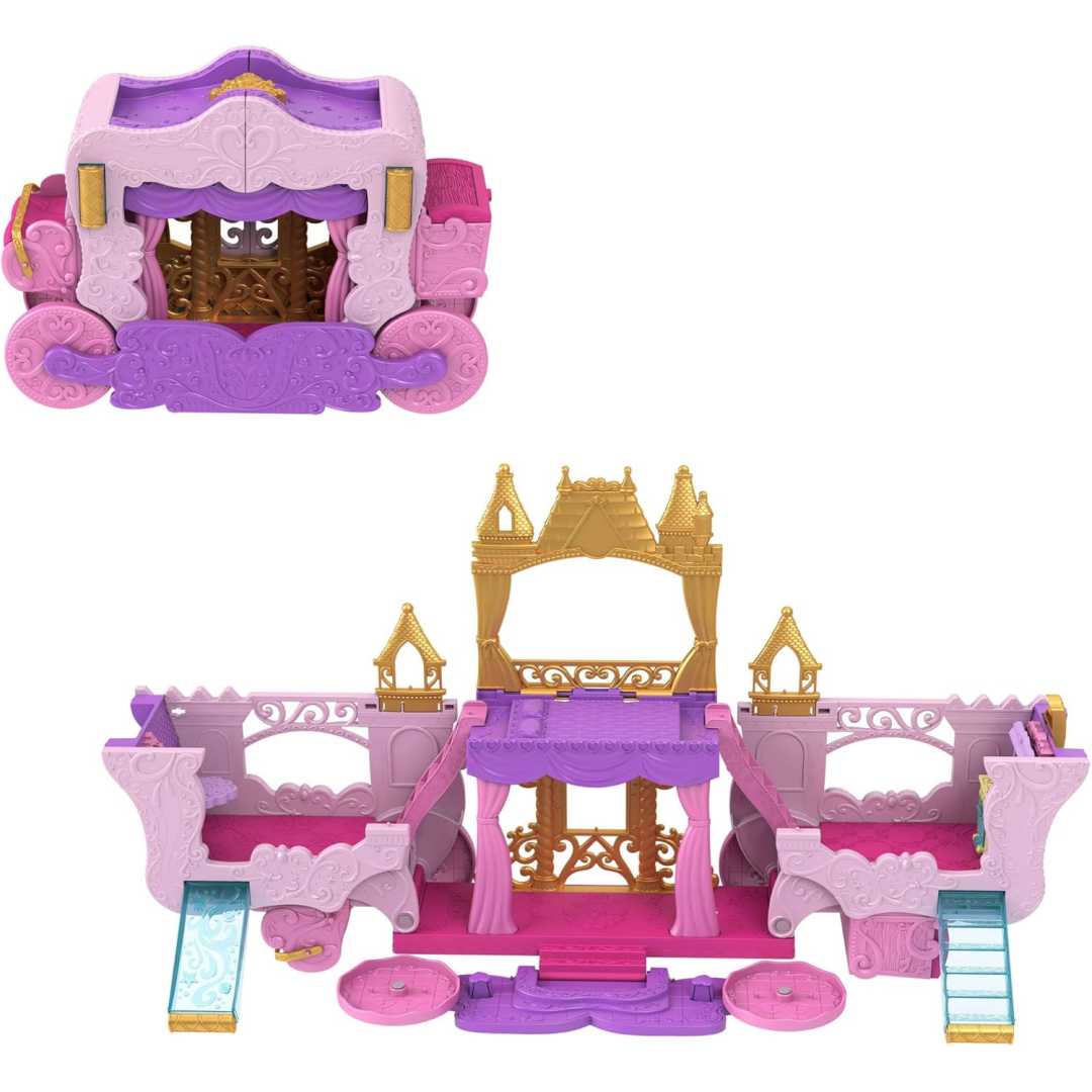 Disney Princess Carriage to Castle Playset Mattel New Kids Childrens Toy