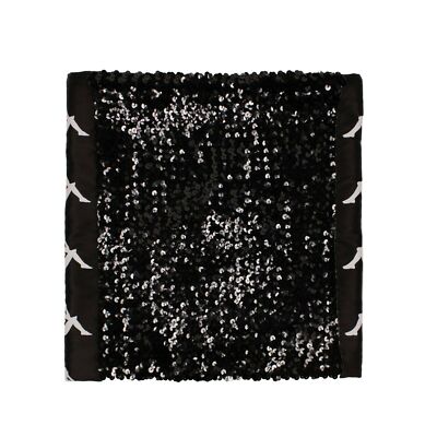 NWT FAITH CONNEXION x KAPPA Black Sequin Side Logo Mini Skirt Size S $460