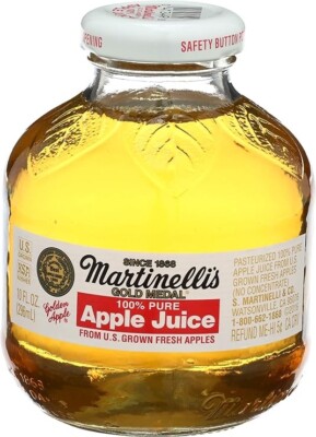 Martinelli's Apple Juice, Twenty Four 10 Oz Glass Bottles