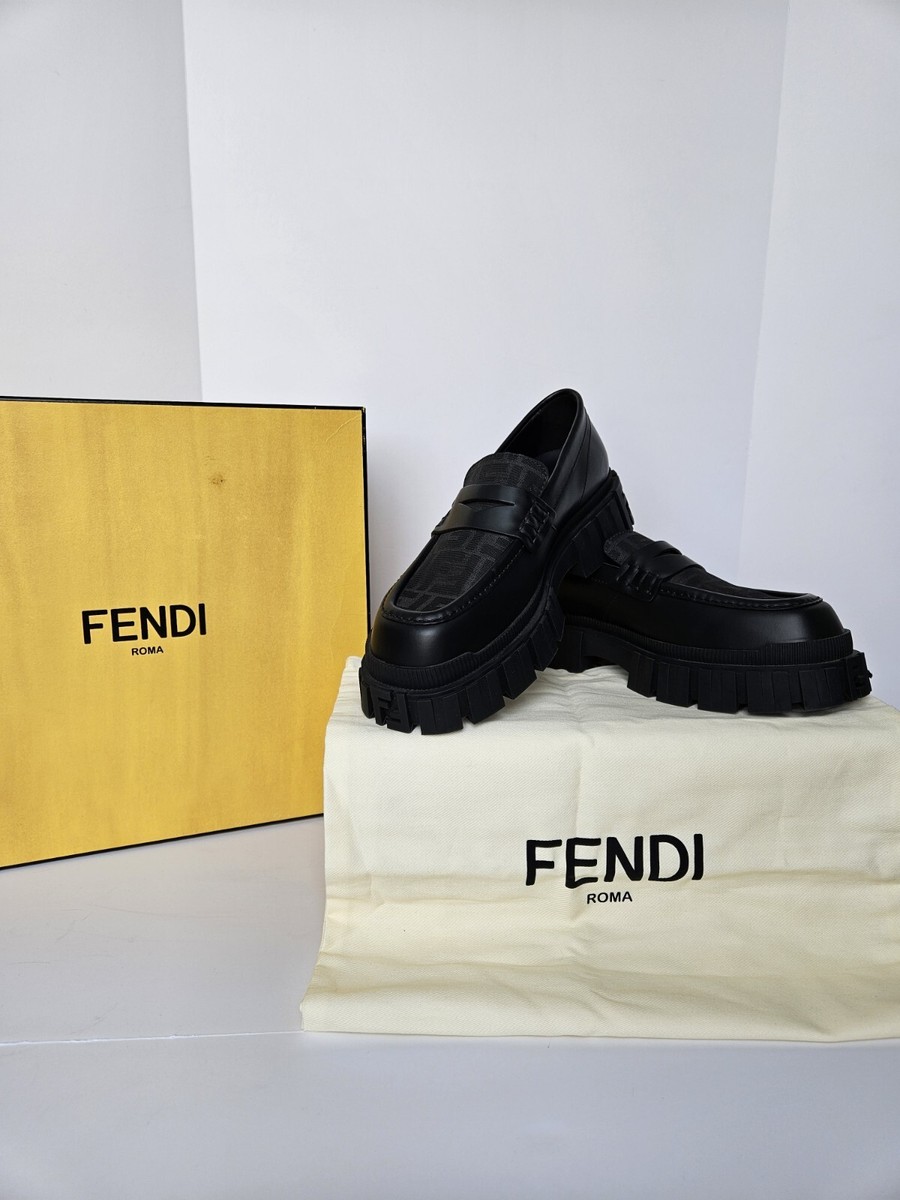 FENDI ローファー 保存袋付き 5回利用 Fendi Force Loafers US size 9 | eBay
