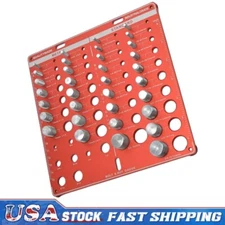 34 Nut and Bolt Inch and Metric Thread Checker Screw Thread Identifier Gauge USA