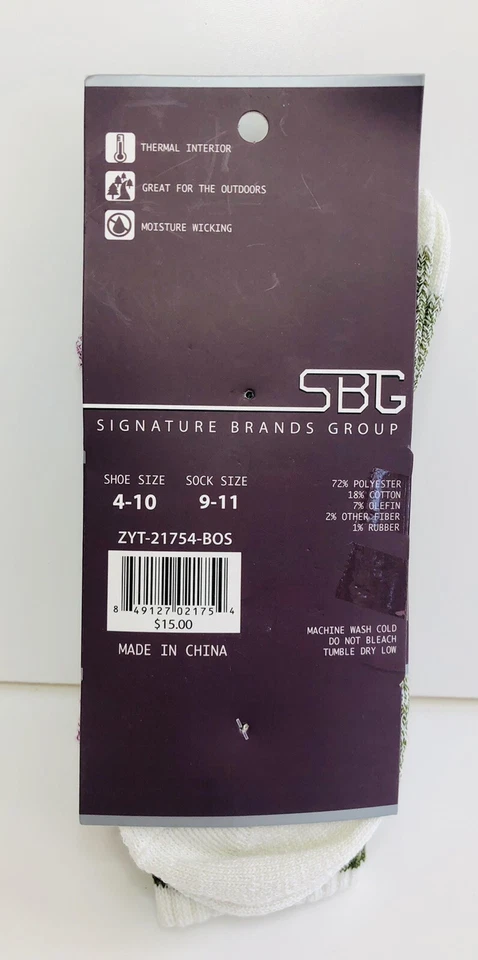 Calcetines para mujer Calcetines para botas Marcas exclusivas 2 pares Calcetines térmicos para todo tipo de clima Foto 4 de 4