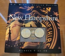 New HAMPSHIRE 2000 P D State Quarters BU COINS OF AMERICA