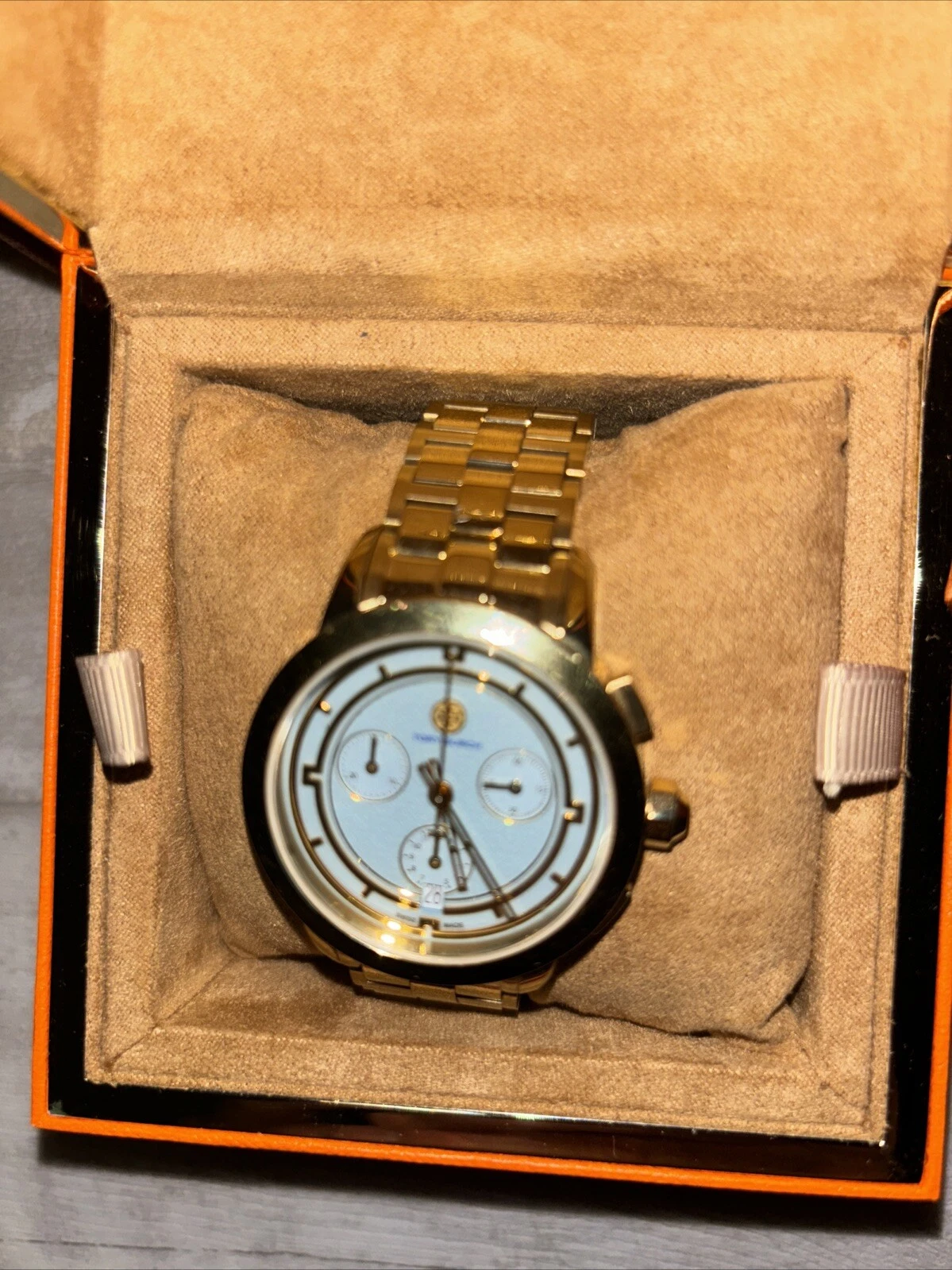 Orologio crono donna Tory Burch modello TRB 1021 raro fuori produzione con scatola perfetto!