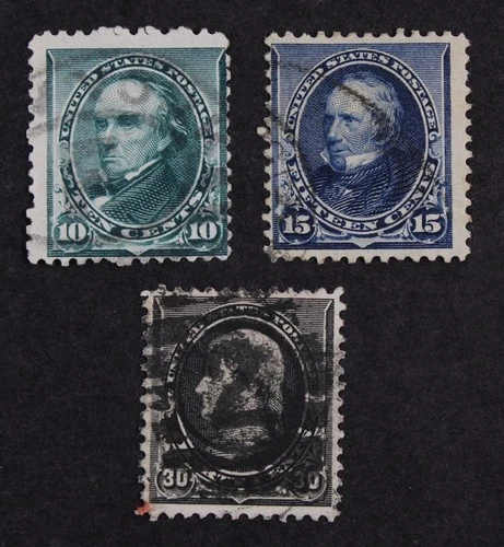 CKStamps: US Stamps Collection Scott#226 227 228 Used