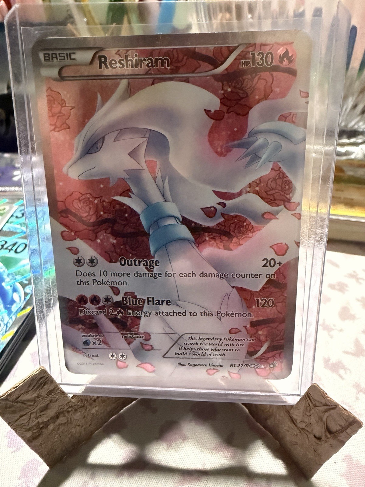 Reshiram (Full Art) RC22/RC25 Legendary Treasures: Radiant Collection Holo