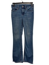 Seven7 Womens Bootcut Stretch Denim Jeans Size 4 Medium Wash