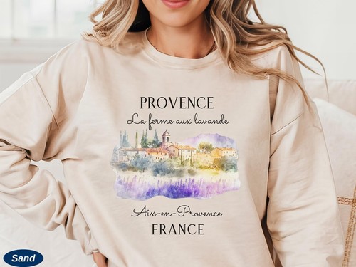 Provence Sweatshirt Travel Unisex France Trip Sweater Gift Tee