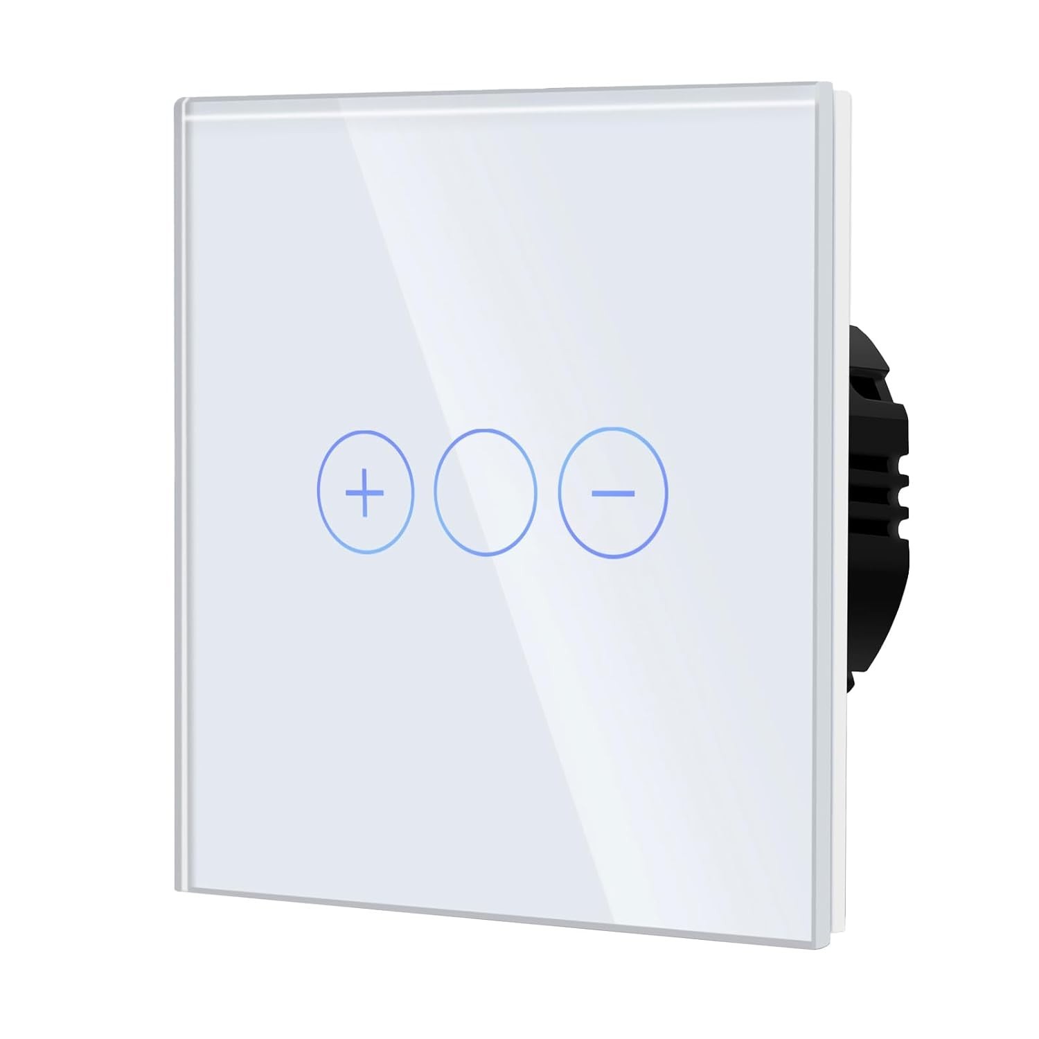 BSEED Dimmer Light Switch,Glass Touch Panel,LED Lights,No Neutral Wire Required