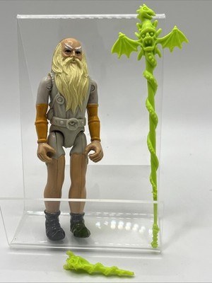 TSR Dungeons & Dragons Kelek evil Wizard Action Figure 1983 with Staff and Wand