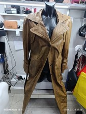 AE Elegance Mantel aus Leder Frau Kamel Größe 46 AT343