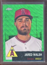 Jared Walsh 2022 Topps Chrome Platinum Green Wave Refractor #66 (11/99)
