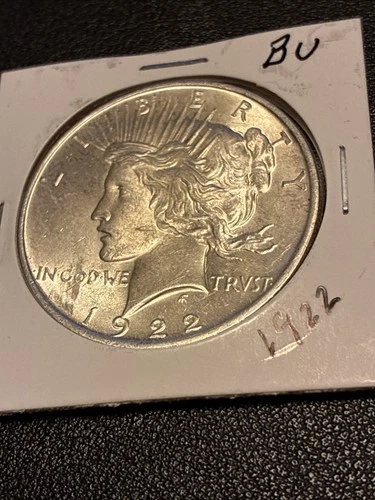 1922 Peace Silver Dollar. Brilliant Uncirculated.
