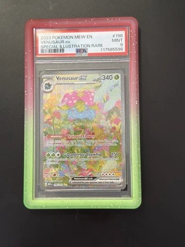 POKEMON ENGLISH 151 SPECIAL ILLUSTRATION RARE #198 VENUSAUR EX PSA 9 SIR