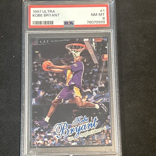 Kobe Bryant 1997 Fleer Ultra #1  Lakers PSA 8