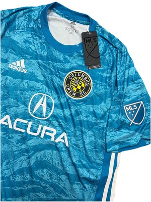 New Adidas Authentic Columbus Crew 2019/20 MLS Soccer 3rd Jersey Mens Medium GK