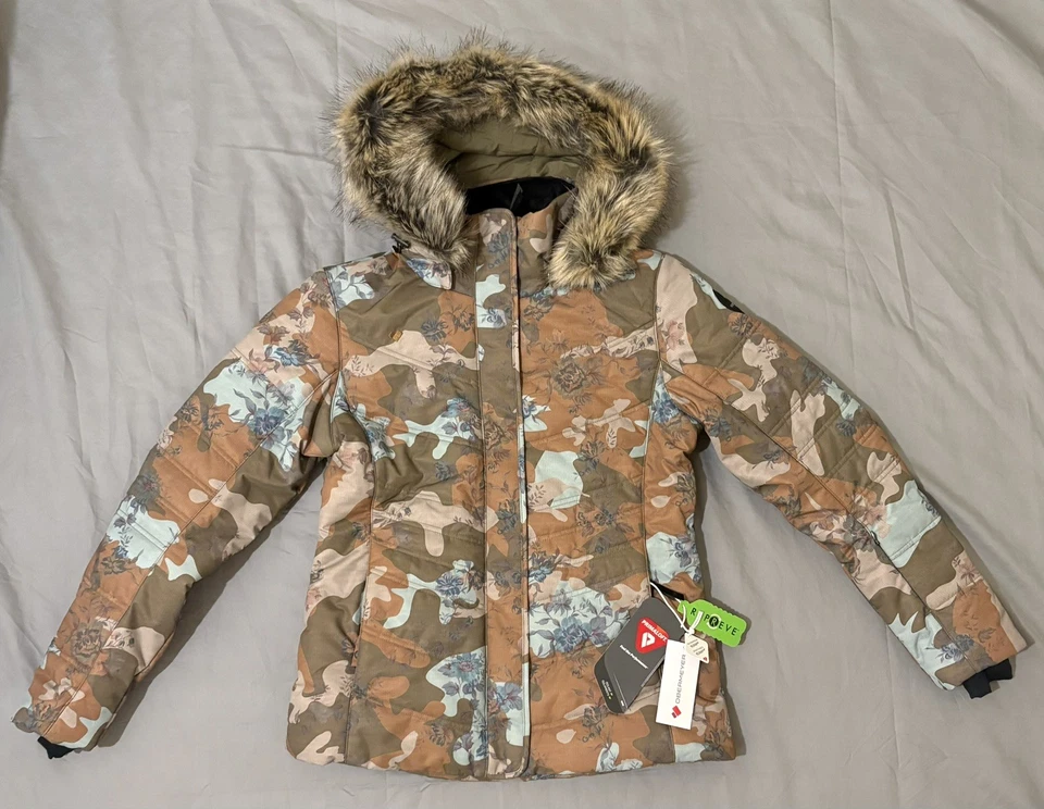 NWT Obermeyer Tuscany II Ski Jacket Vintage Camo Women’s Size 8/Medium MSRP $279 - Image 4 of 4