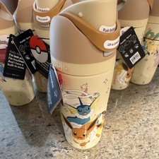 Owala Pokemon FreeSip Insulated Water Bottle w/ Straw Lid Eevee 17-32 oz