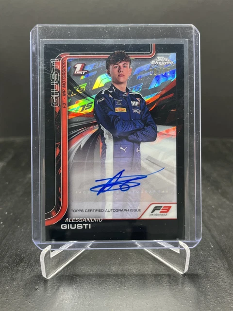2025 Topps Chrome F1 Alessandro Giusti 1st Autograph 75th Annv. 39/75 #CAC-GIU