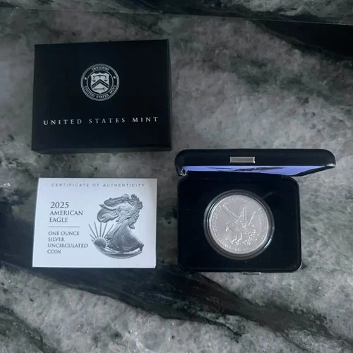 2025 US Mint American Eagle One Ounce Silver Uncirculated Coin