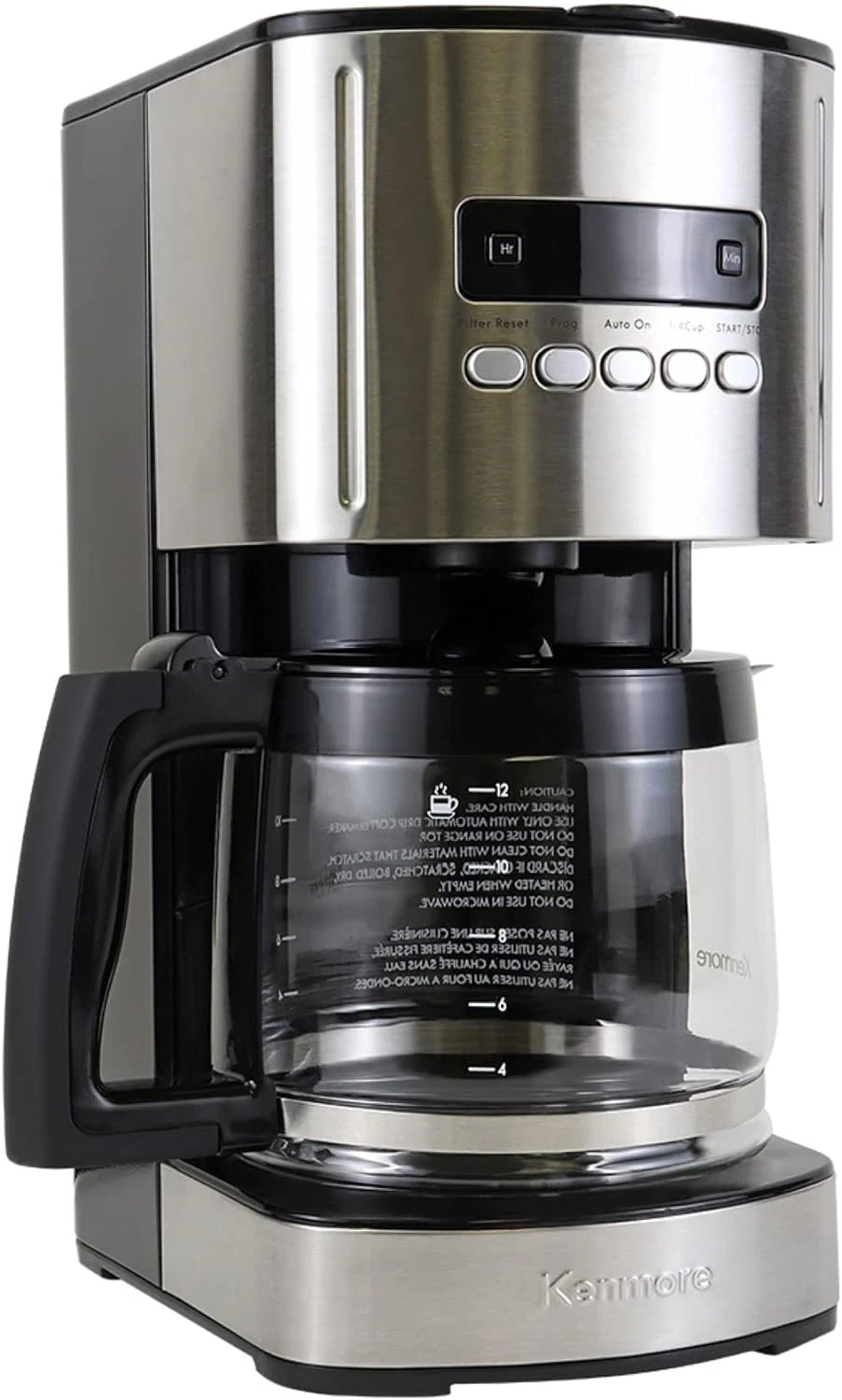 Kenmore 12-Cup Programmable Coffee Maker with Auto Shut Off & Reusable Filter