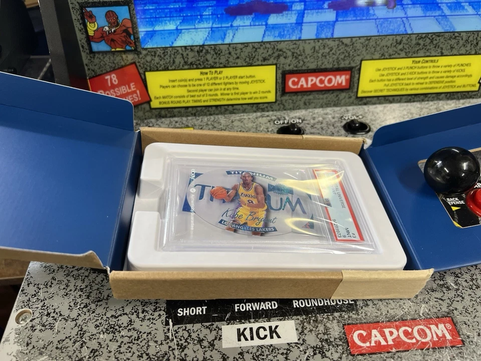 1997 Fleer Metal Universe Kobe Bryant Titanium #3 Clear Die Cut Graded PSA 9 MT - Image 2 of 4