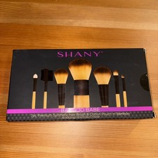 Shany Bamboo Babe 7Pc Vegan Synthetic Brush Set New 