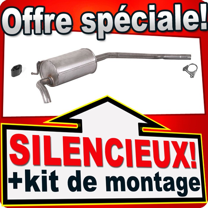 Silencieux arriere pour Dacia SANDERO II et LOGAN MCV 1.0 SCe 75 ideal trajets quotidiens