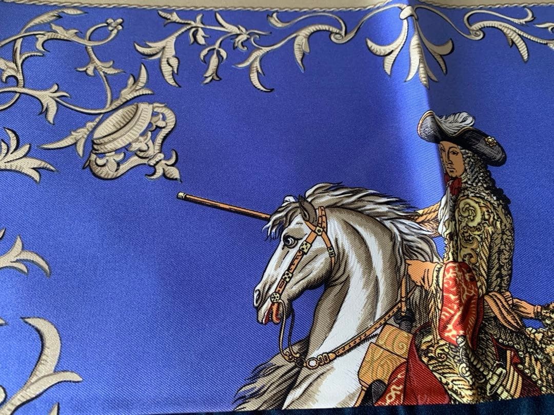 HERMES Carre 90 LVDOVICVS MAGNVS Scarf Women | eBay