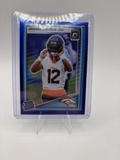 2025 Donruss Optic Jahdae Barron Blue Prizm Rated Rookie RC  Broncos