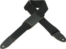 Leathers MC8PJ-BLK Cotton Guitar Strap