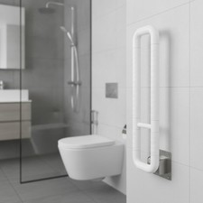 Wandst&uuml;tzgriff Klappbar Edelstahl 60cm Pflegebett Handlauf sicher