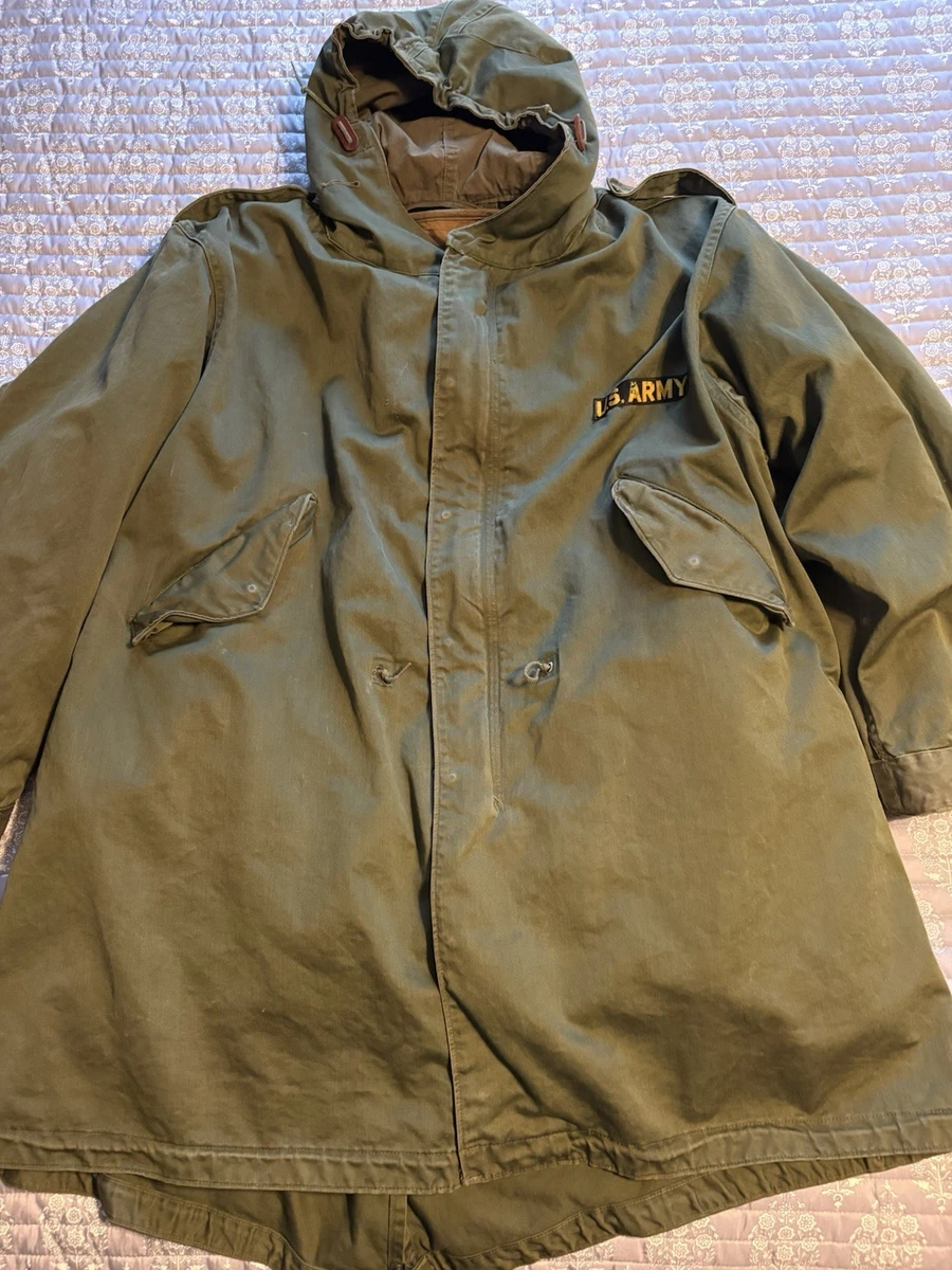 Vintage Army Parka In Original Korean Military Period Items (1950