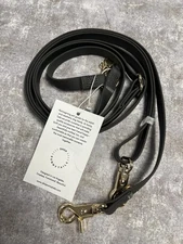 Sunny Tails CLOUD Dog Leash~4 in 1 Hands Free Leash / 8.5 ft/ Long / black  