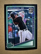 2025 Panini Donruss #111 Luke Keaschall OPTIC HOLO Black Circles RATED PROSPECT