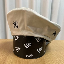 New Era Beret MLB New York Yankees Kirk Sweatband Stone Unisex 14388542