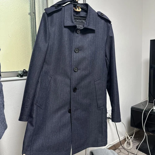 Trench coat Burberry Black Label taglia M grigio scuro #EB ZGA