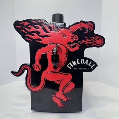 FIREBALL Whiskey Double Bottle Shot Chiller Refrigerated Dispenser - Tested -