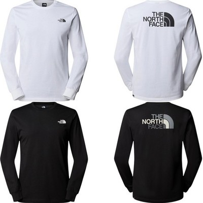The North Face Herren Langarm Easy T Shirts TNF Tee