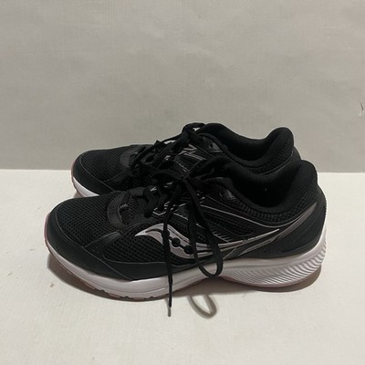 Saucony Shoes Womens 9 W Cohesion 14 Running Sneakers S10629-1 Black Fabric