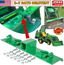 Bucket Mount Grab Hooks for John Deere Tractor Backhoe 2" Hitch Receiver D Rings