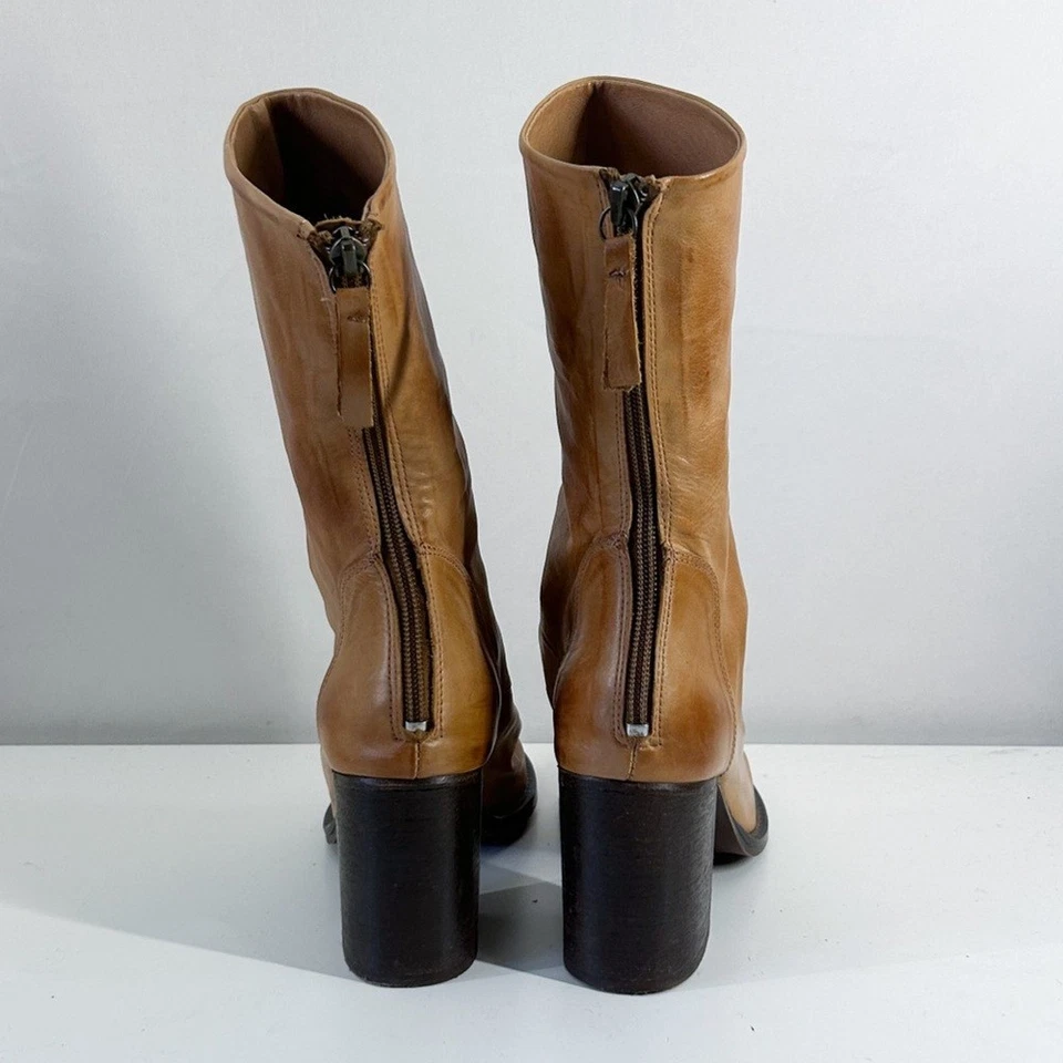 Botines holgados de cuero camel Free People Elle talla 6 Foto 4 de 4
