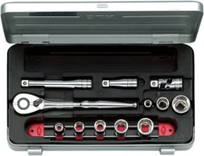 Kyoto Machine Tools 9.5mm (3/8 inch) socket wrench set 12 pieces TB308